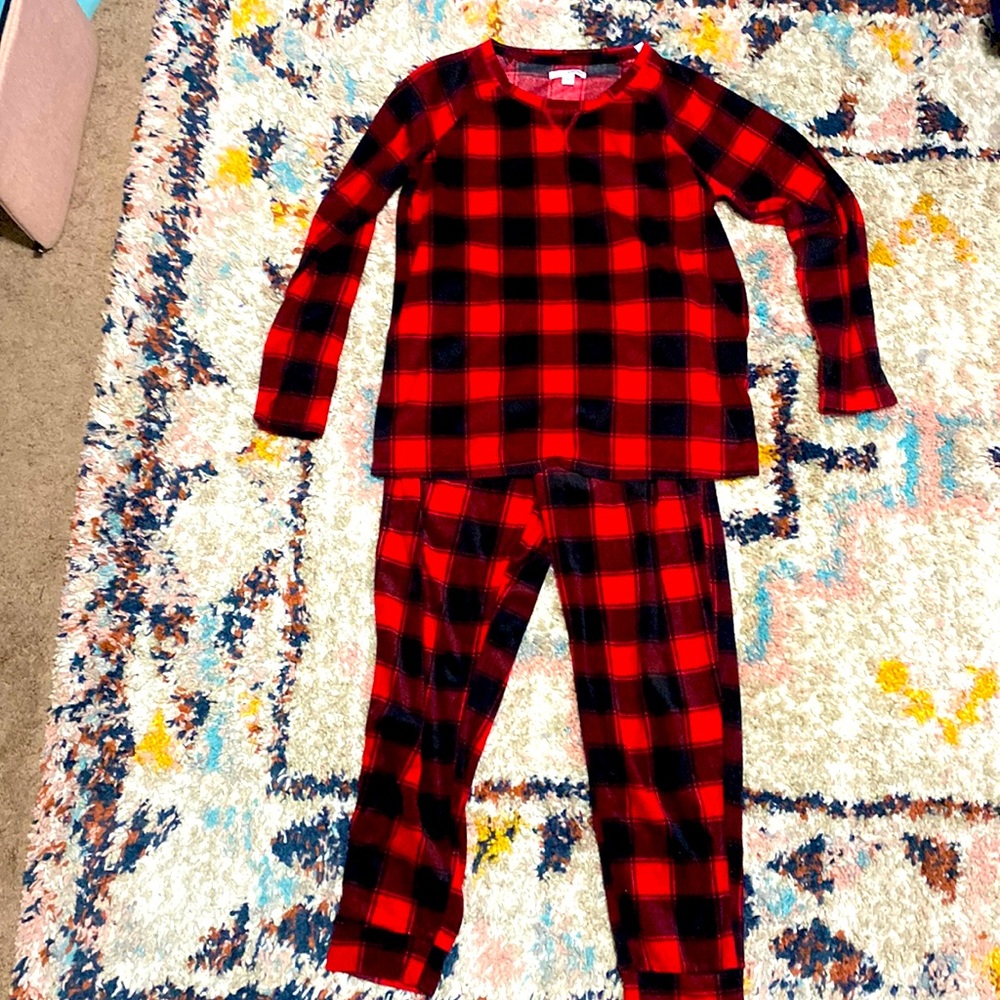 Women’s Sonoma thermal plaid pajamas set.